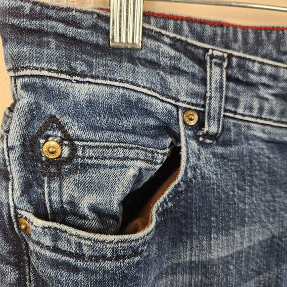 Jack Of Spades The High Roller 5 Pocket Style Straight Leg Denim Jeans 32x34 - Picture 12 of 12